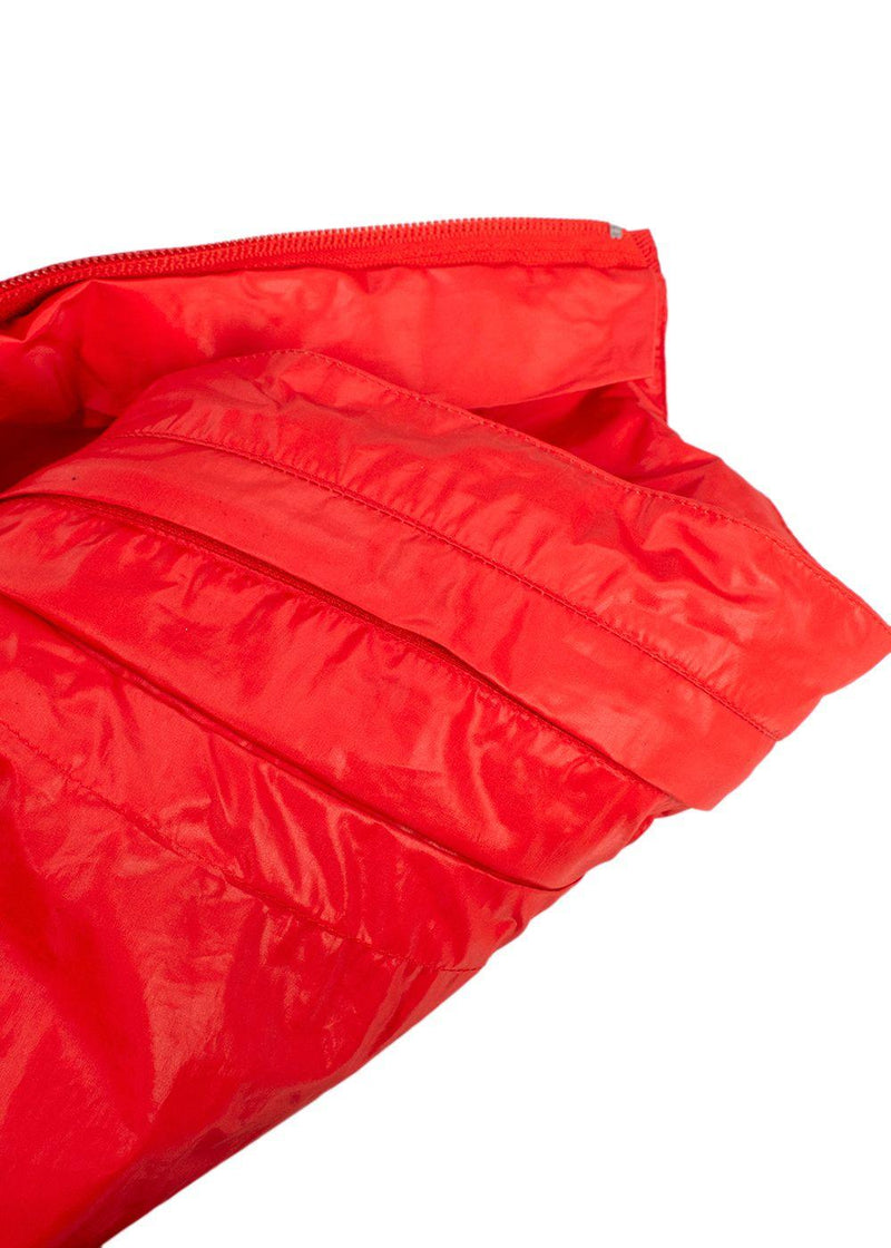 red sports zipper coat