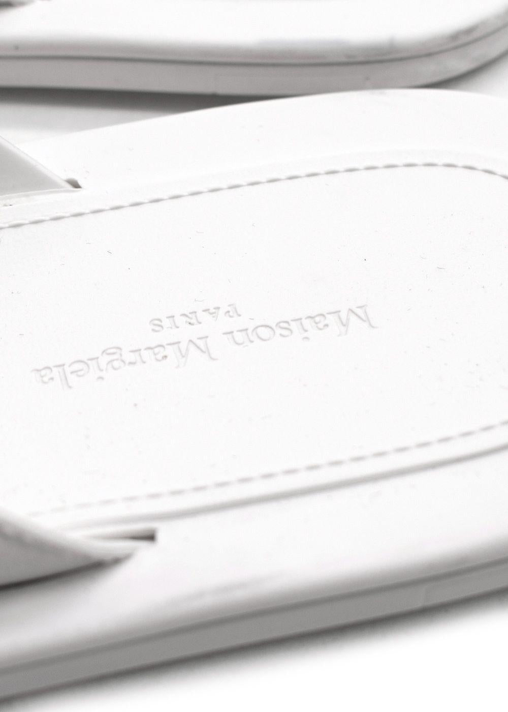 Maison Martin Margiela White Tabi Flip Flops