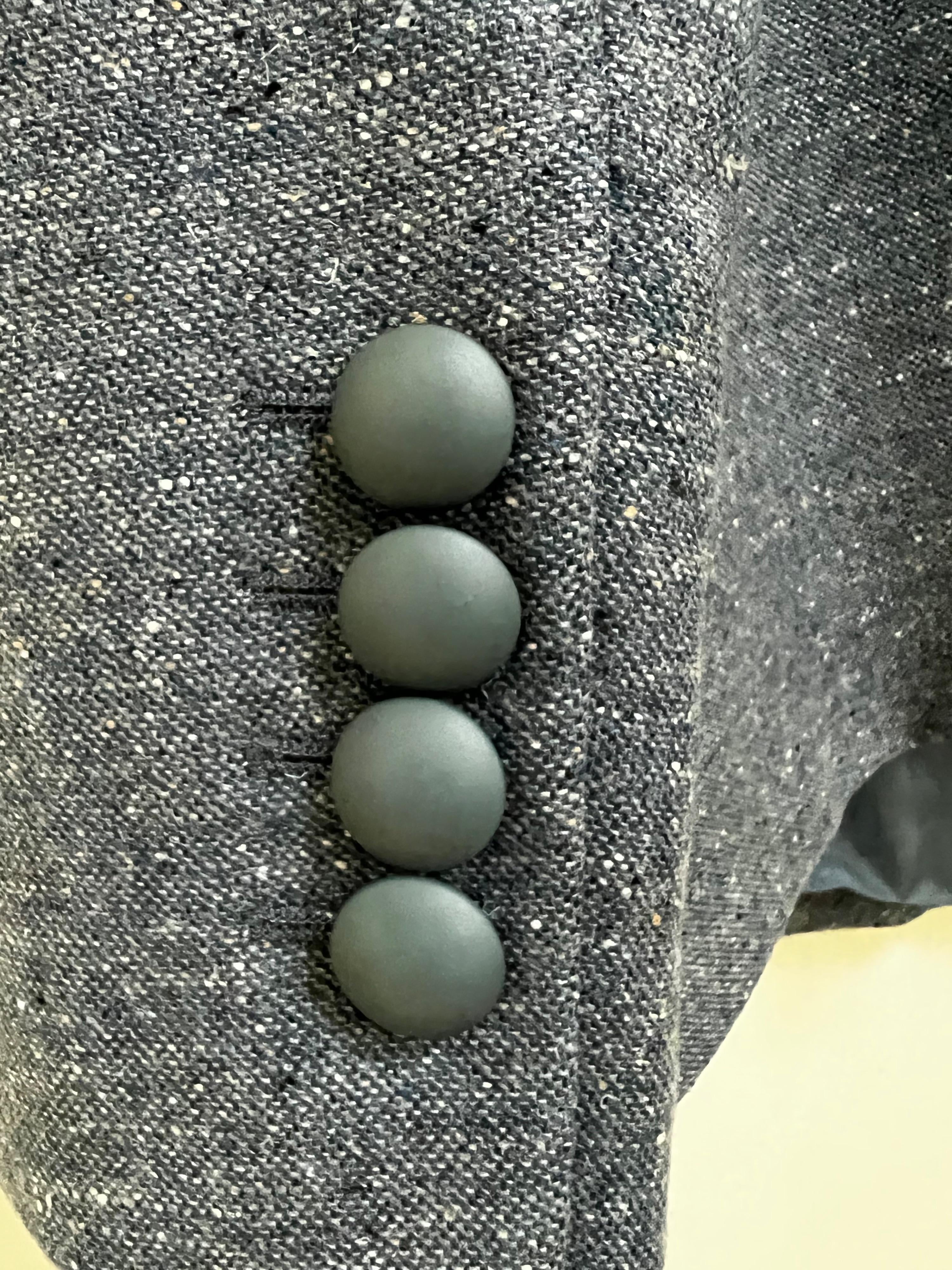 Blue Dusk Heather One-button Blazer