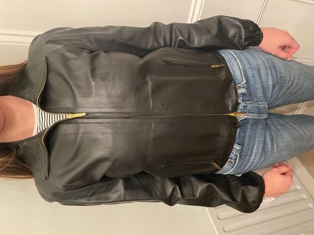 Gucci Black Belted Leather Jacket