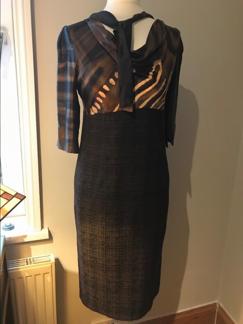 Max Mara Tweed & Silk Dress