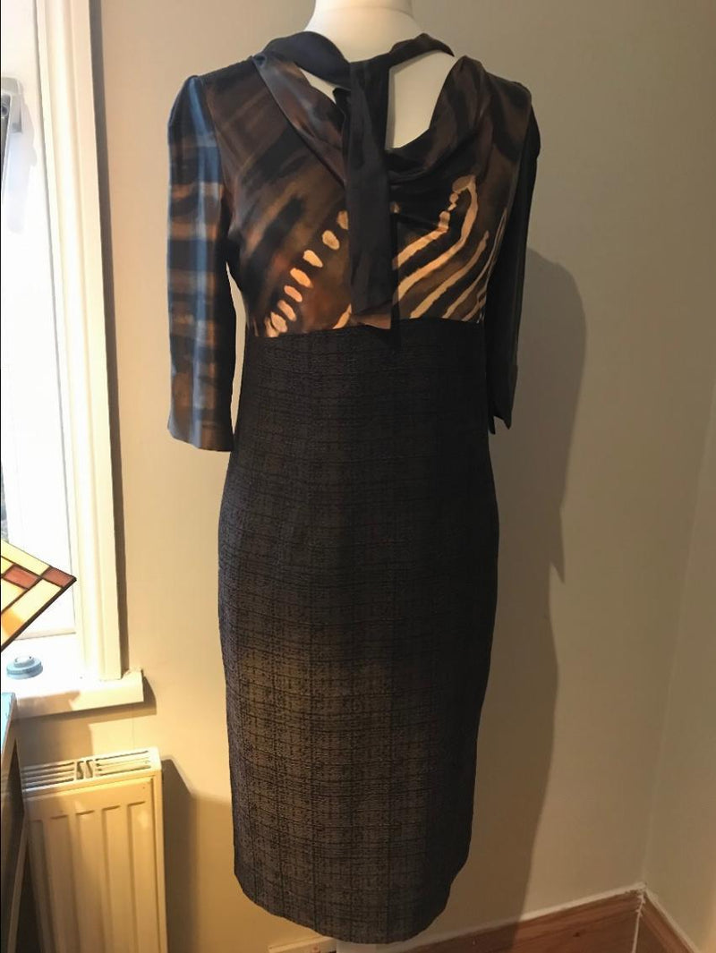 Max Mara Tweed & Silk Dress