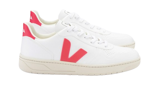 Veja White/Rose Fluo Trainer