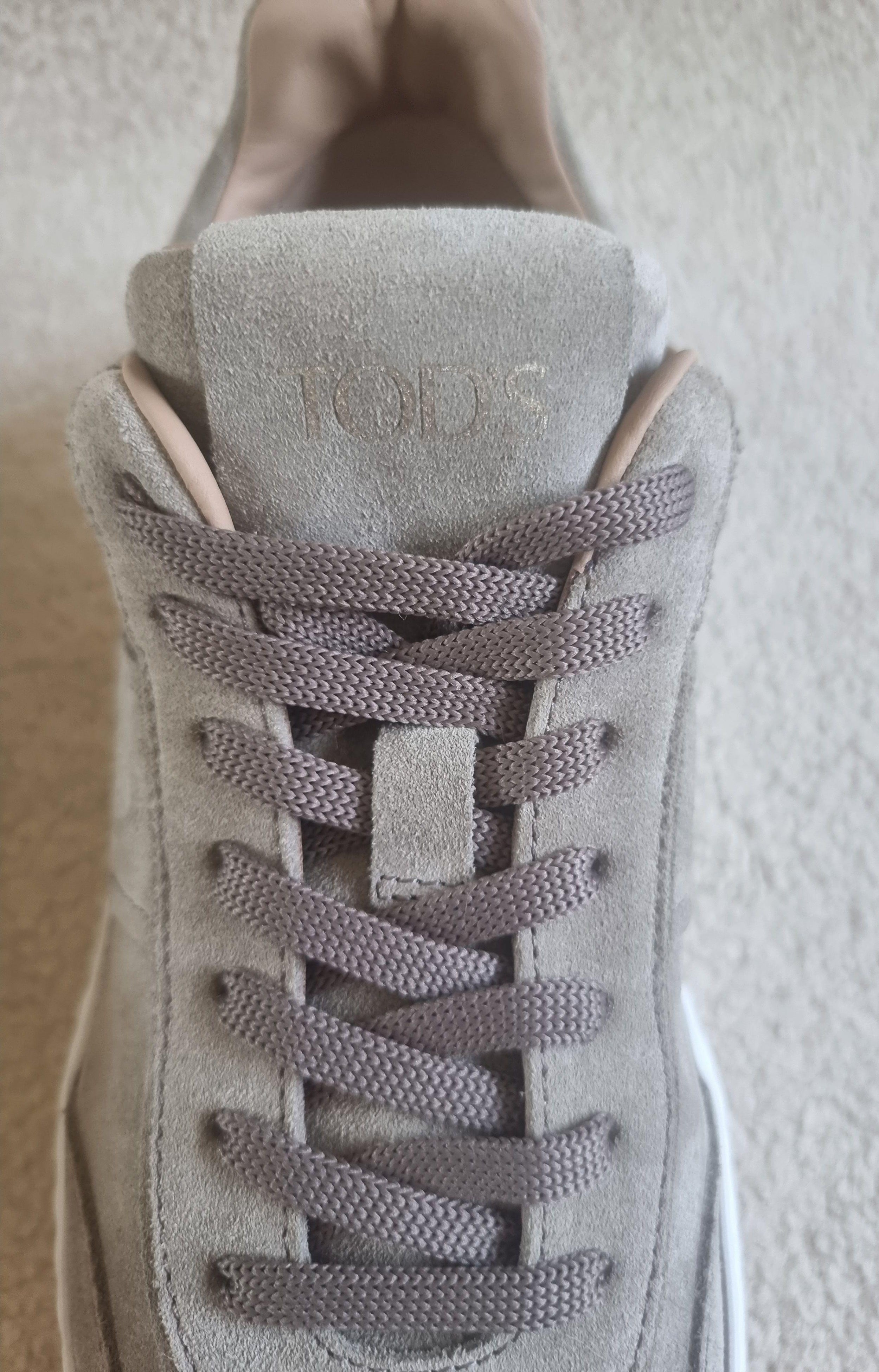 Taupe Suede Cassetta Sneakers