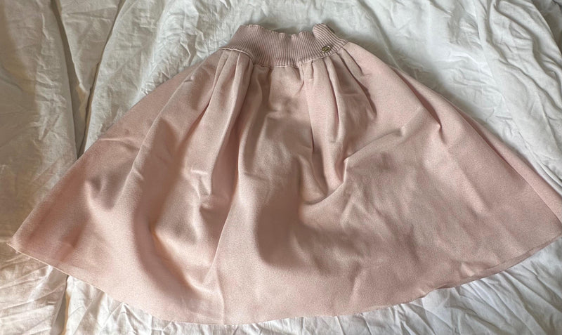 Chanel Sihmmery Baby Pink Mini Skirt 2013