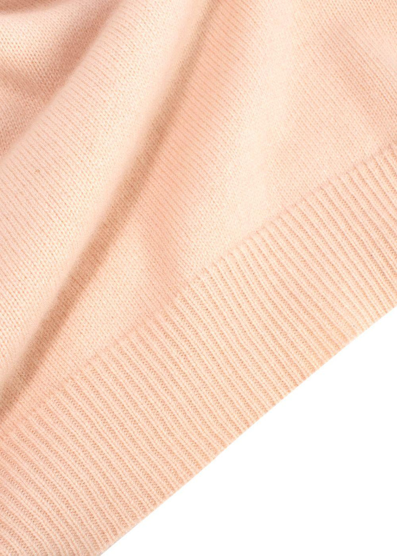 Chloe Cropped Sleeve Cashmere Jumper