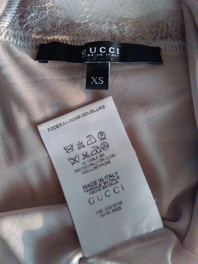 Gucci Silk Jersey Lace Detailed Top
