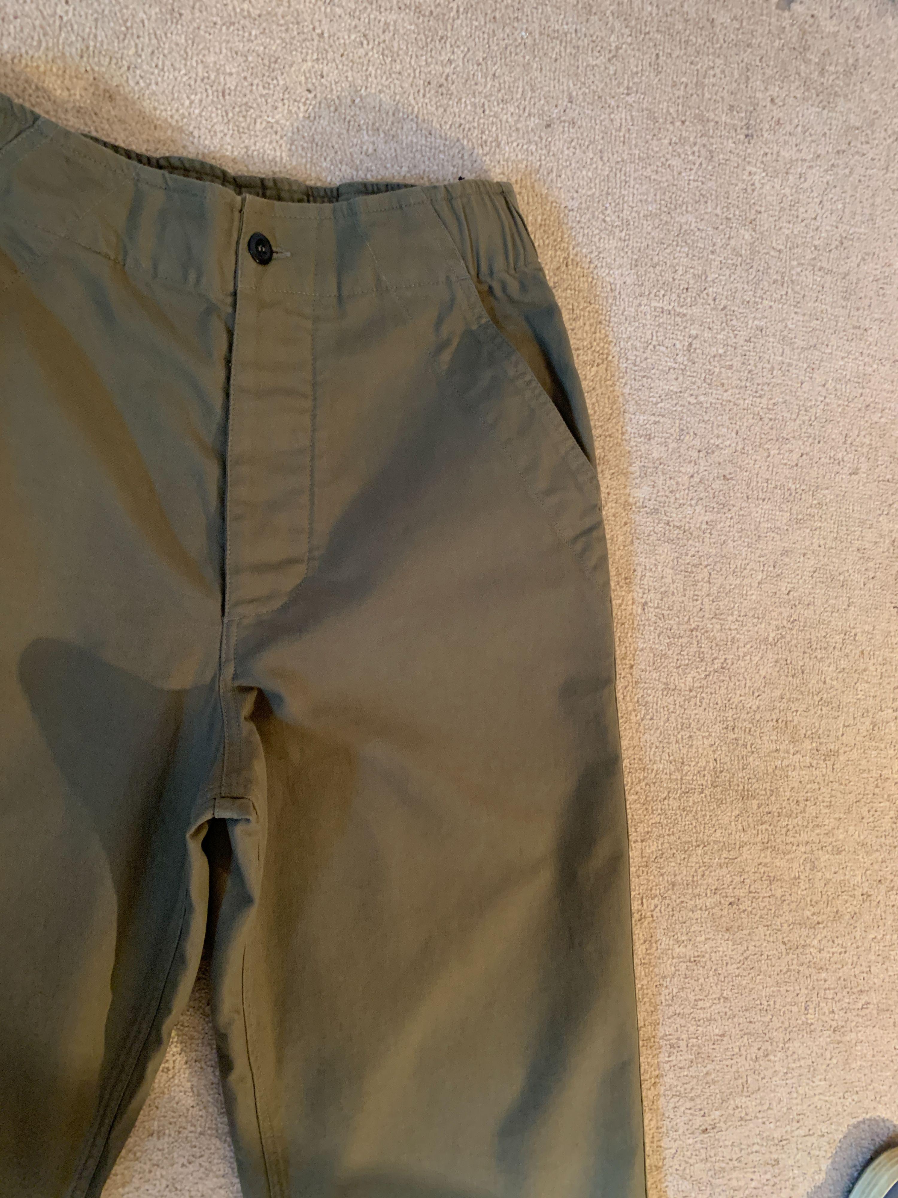 MHL Khaki Straight Leg Trousers