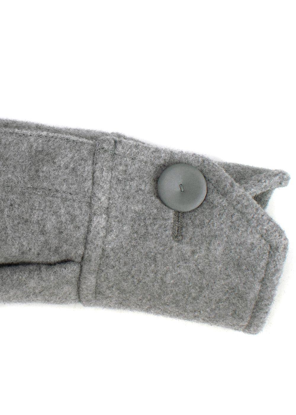 Bevza Grey Longline Wool Coat