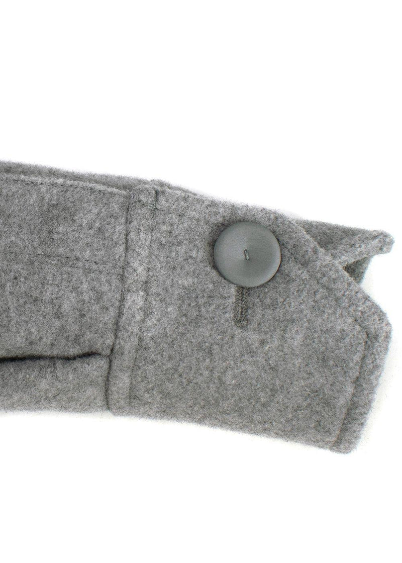 Bevza Grey Longline Wool Coat