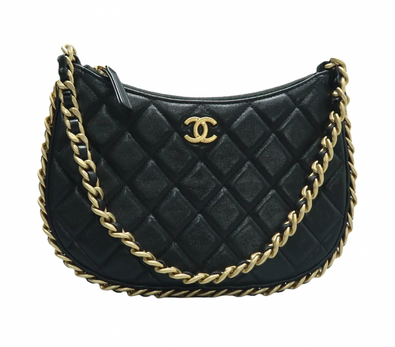 Chanel Black Quilted Leather Shoulder bag