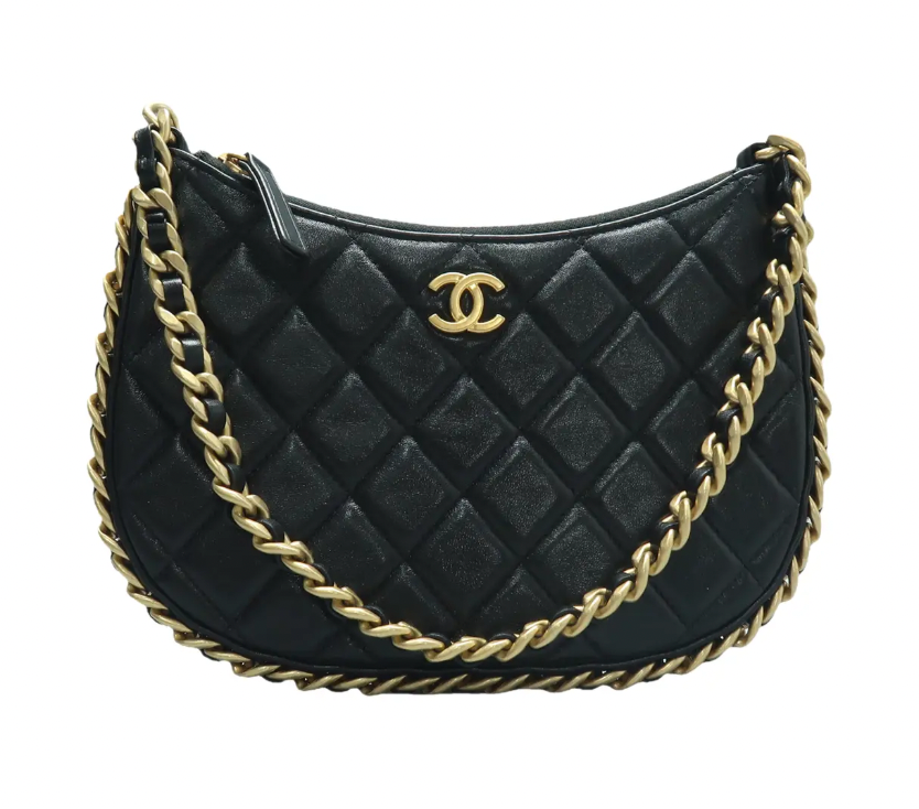 Chanel Black Quilted Leather Shoulder bag