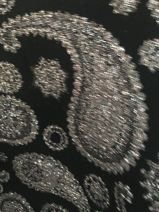 Stella McCartney Black Paisley Embroidered Jumper