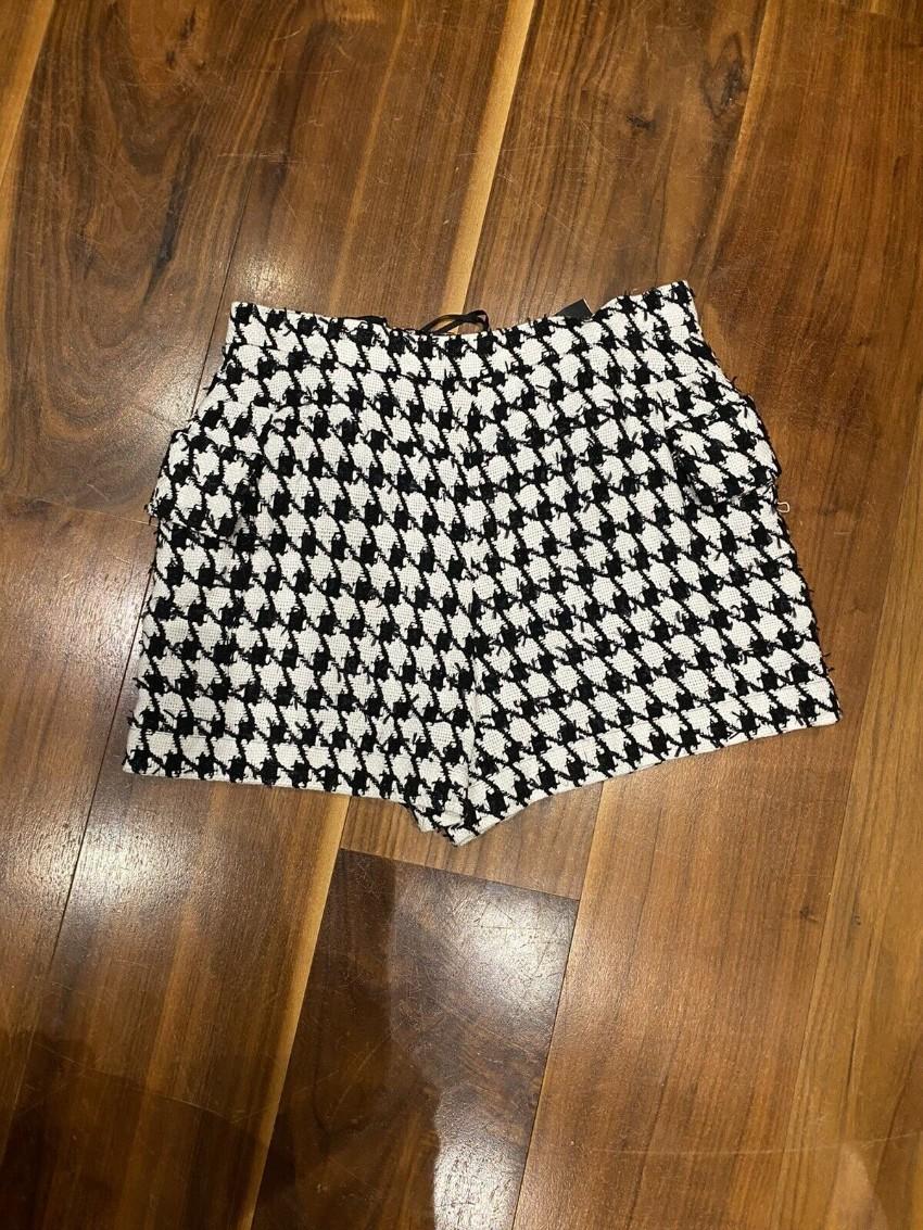 Balmain Houndstooth Jacquard Shorts