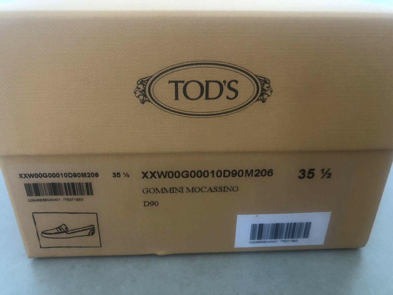 Tods Antique Rose Gommini Penny Loafers