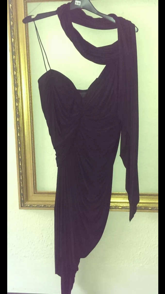 Alexander Wang Black Asymmetrical Dress