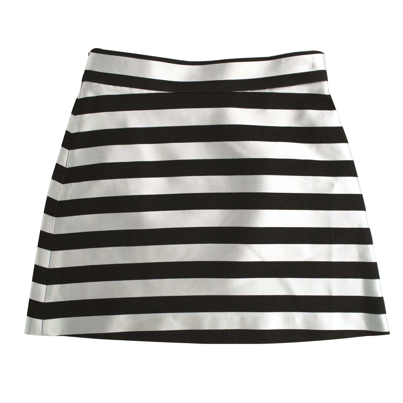 New Smythe striped A line skirt