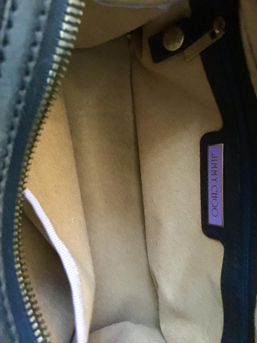 Jimmy Choo Double Zip Malena Leather Handbag