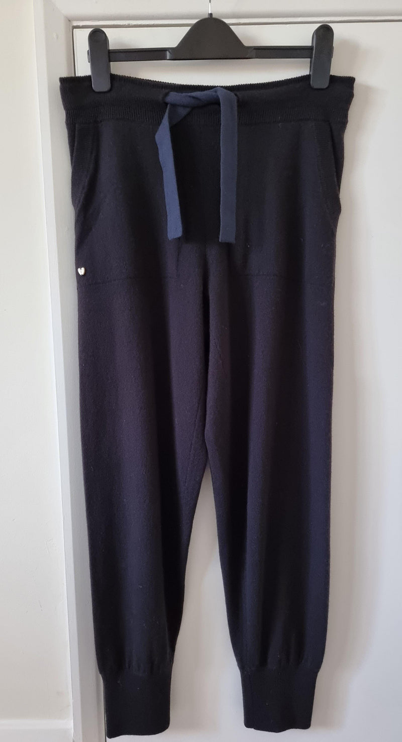 Bamford Black Cashmere Jogging Bottoms