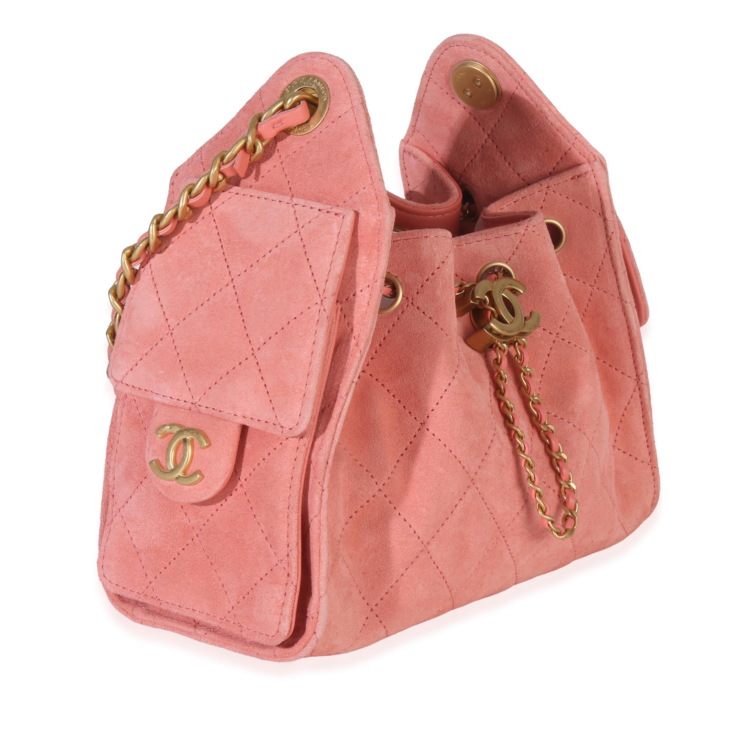 Chanel  Suede Mini Chanel 25 Hobo