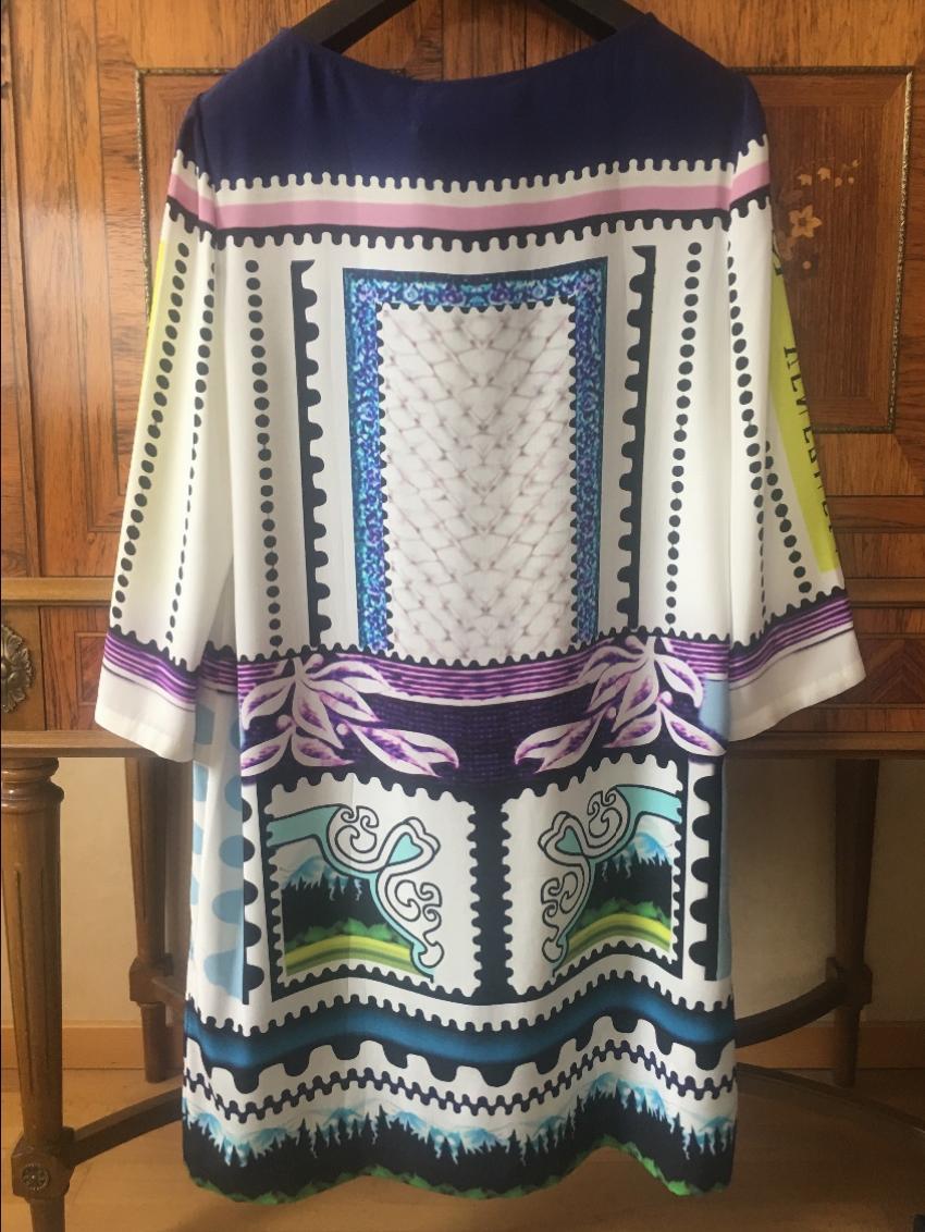 Mary Katrantzou silk venezuela dress