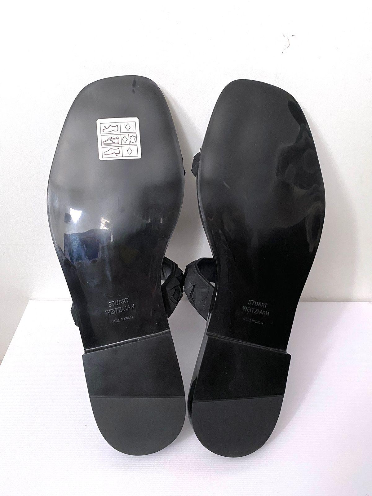 Stuart Weitzman Rosita Rubber Flat Sandals