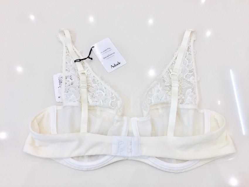 Aubade Ivory Leavers Lace Underwired Bra & Tanga Set