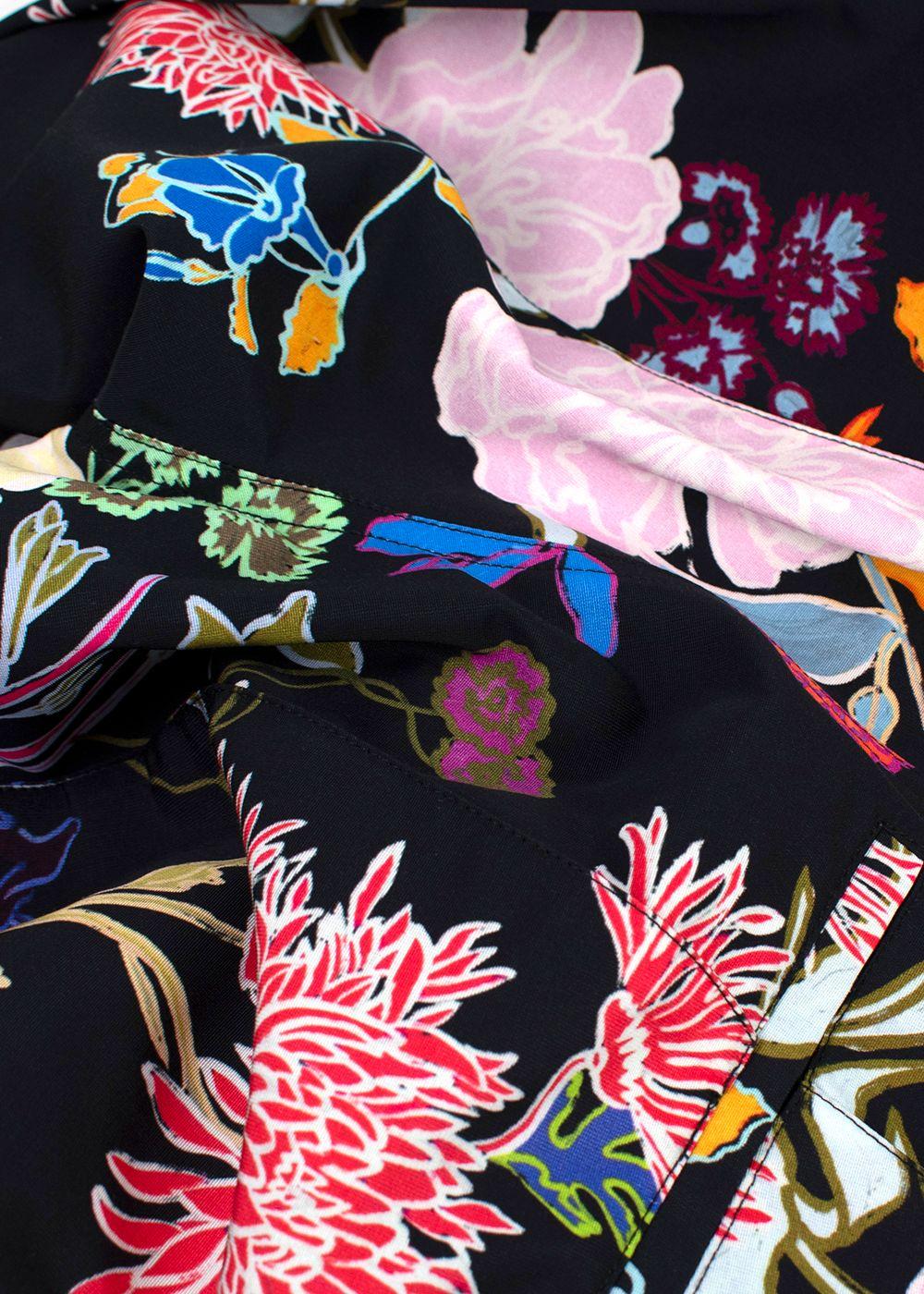 Borgo De Nor Morgan Taffeta Jardin Black Trousers