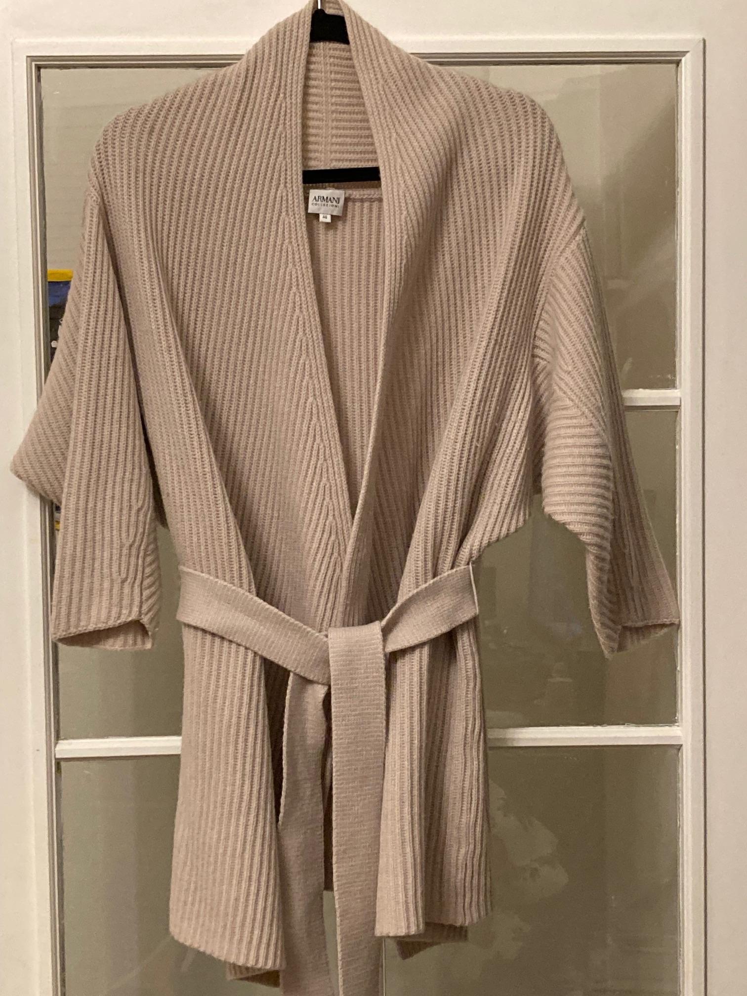 Cashmere & Wool Belted Cardigan