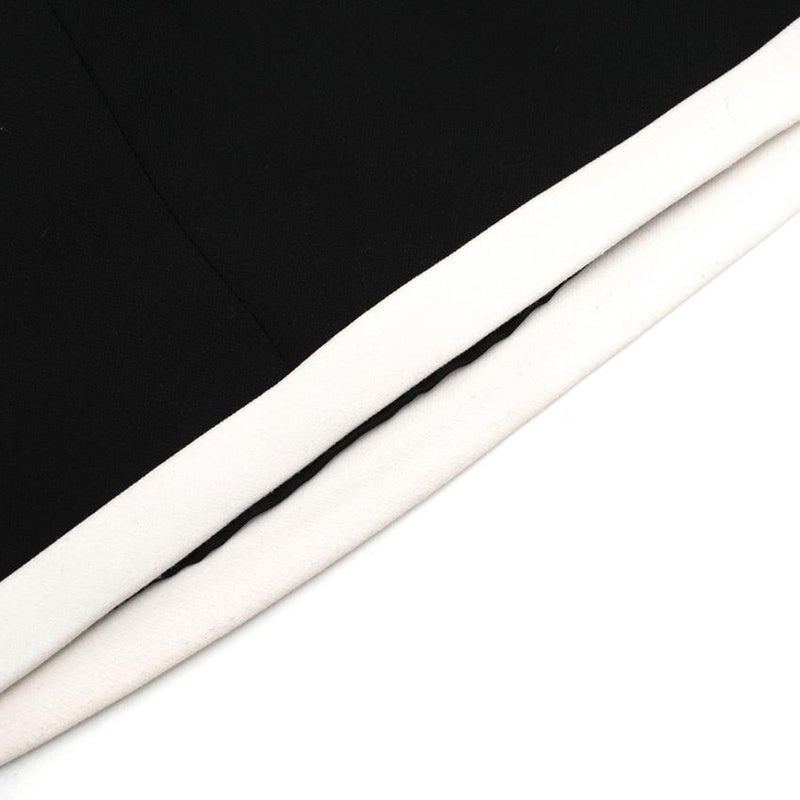 Raoul Black Knee Length Trapeze Skirt