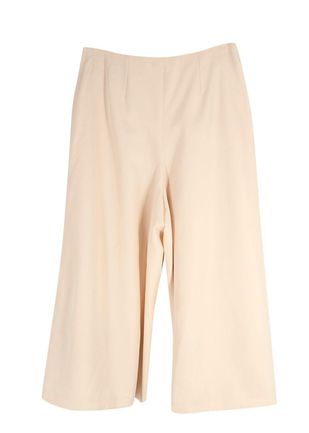 Hermes Cream Wool Culottes