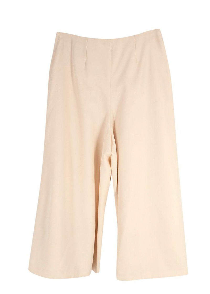 Hermes Cream Wool Culottes