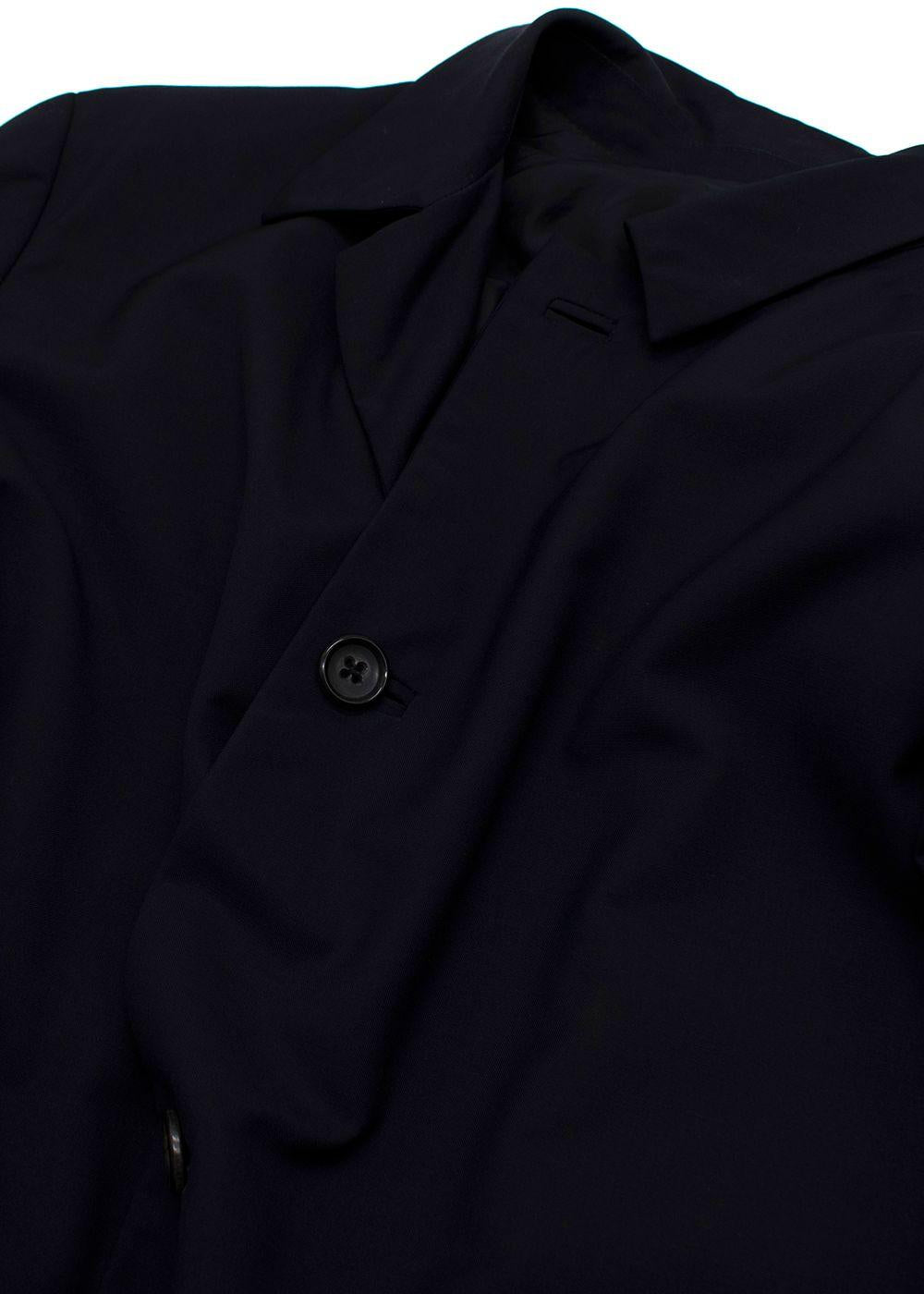 Jil Sander Navy Lightweight Trench Coat