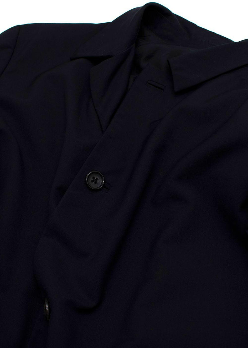 Jil Sander Navy Lightweight Trench Coat