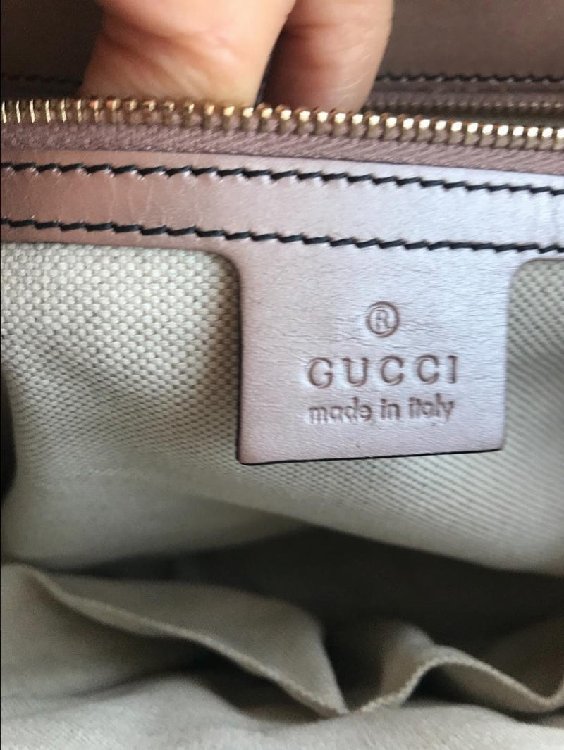 Gucci Guccissimo Emily Patent Leather Shoulder bag