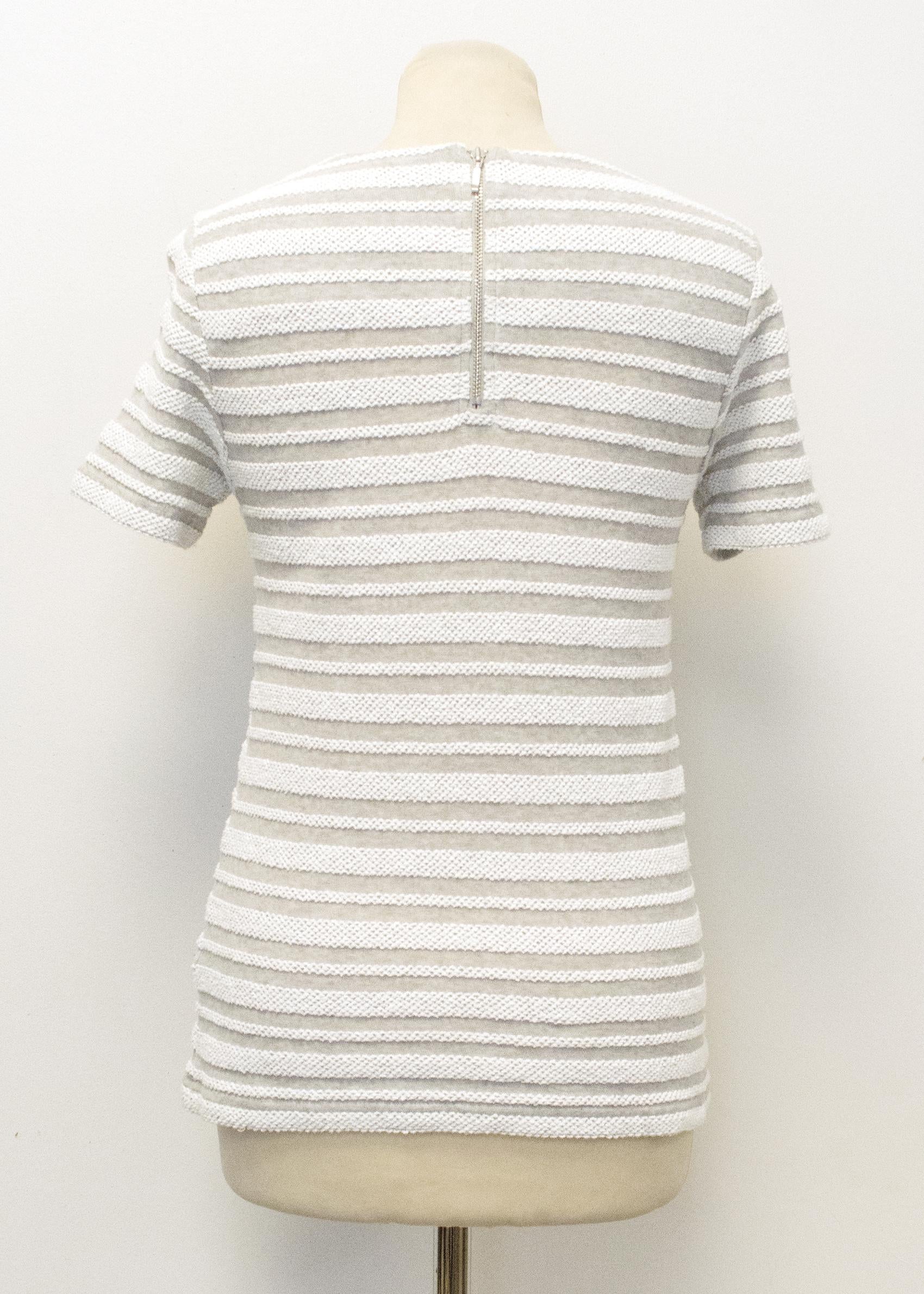 Reiss Grey striped t-shirt