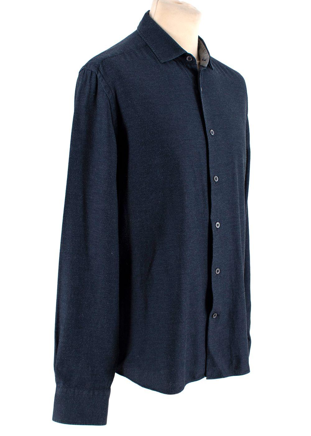 ID Navy Cotton Shirt