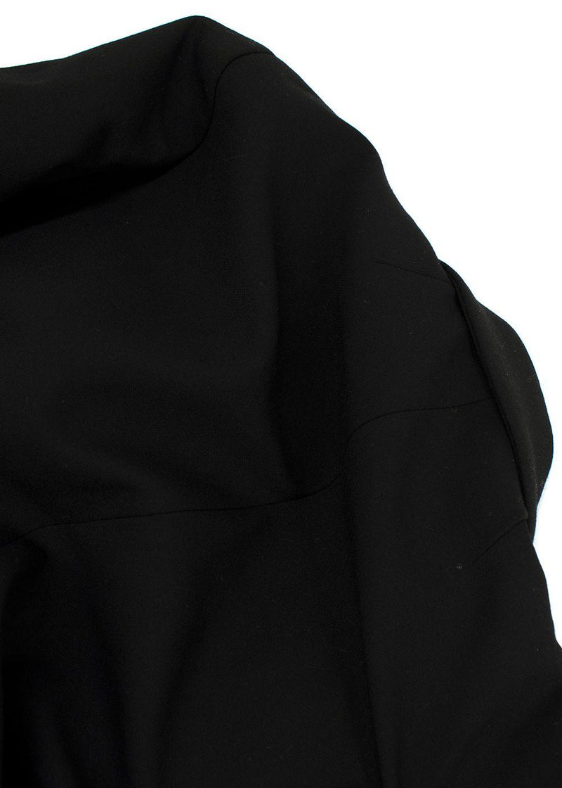 J Crew Black Cropped Double Breasted Blazer