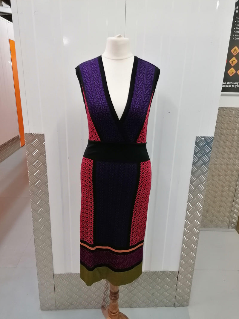 Wool Blend Knitted Sleeveless Dress