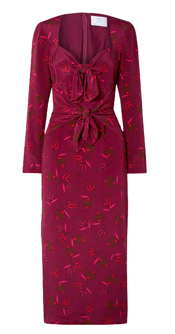 Red Long Sleeve Zaza Dress