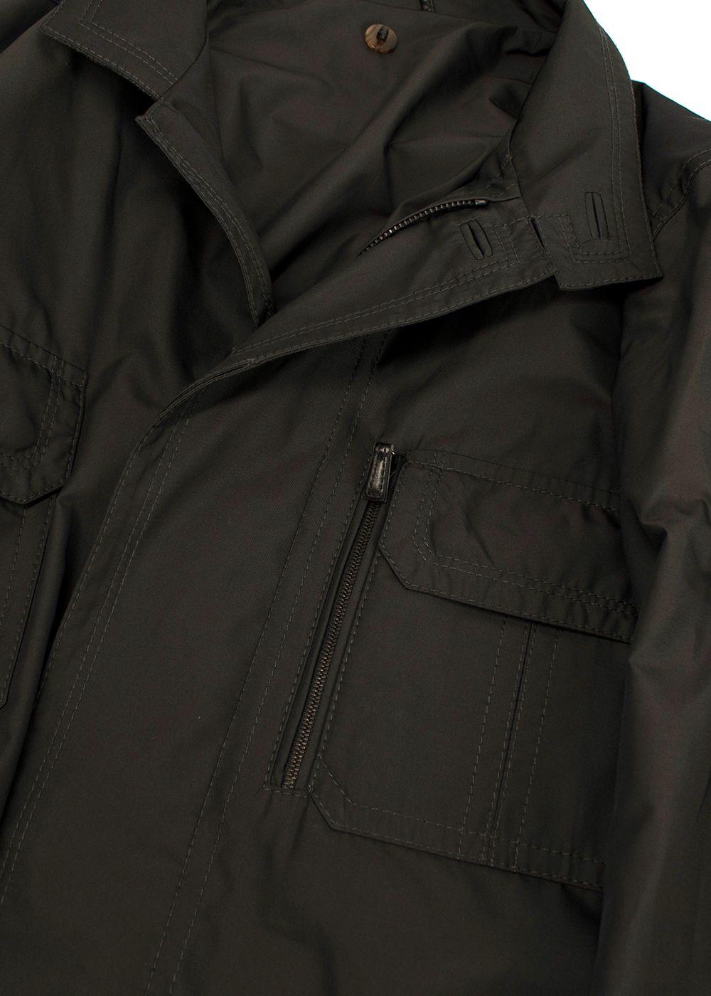 Ermenegildo Zegna Dark Brown Field Jacket