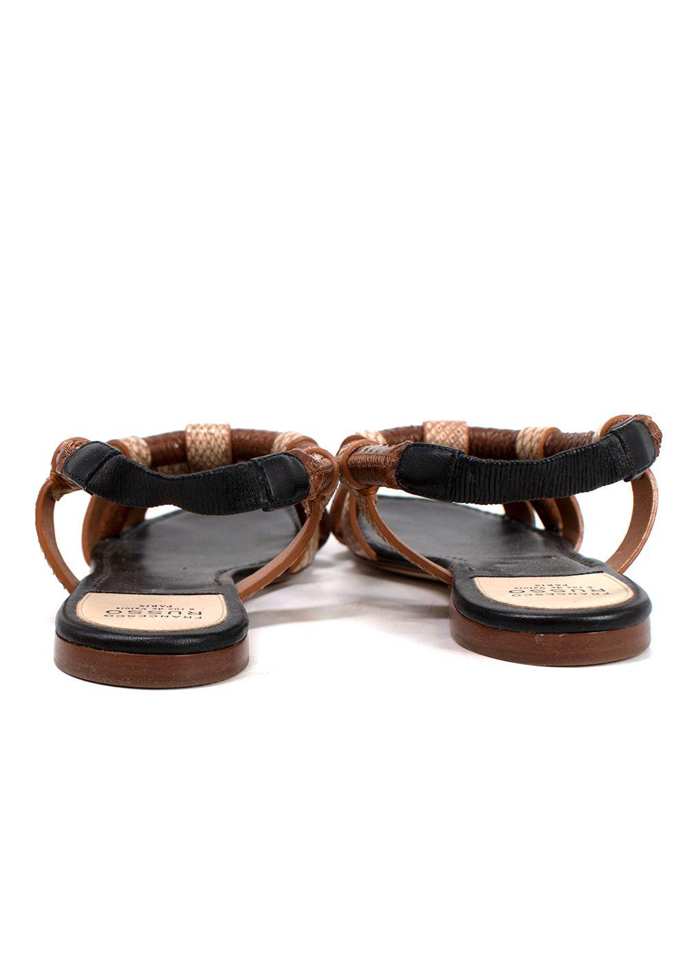 Francesco Russo Python Sandals