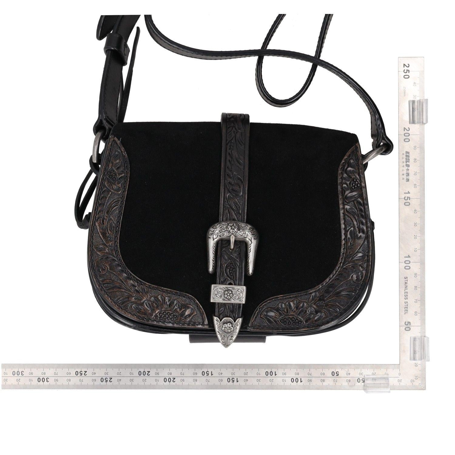 Polo Ralph Lauren Buckled Saddle Crossbody Bag