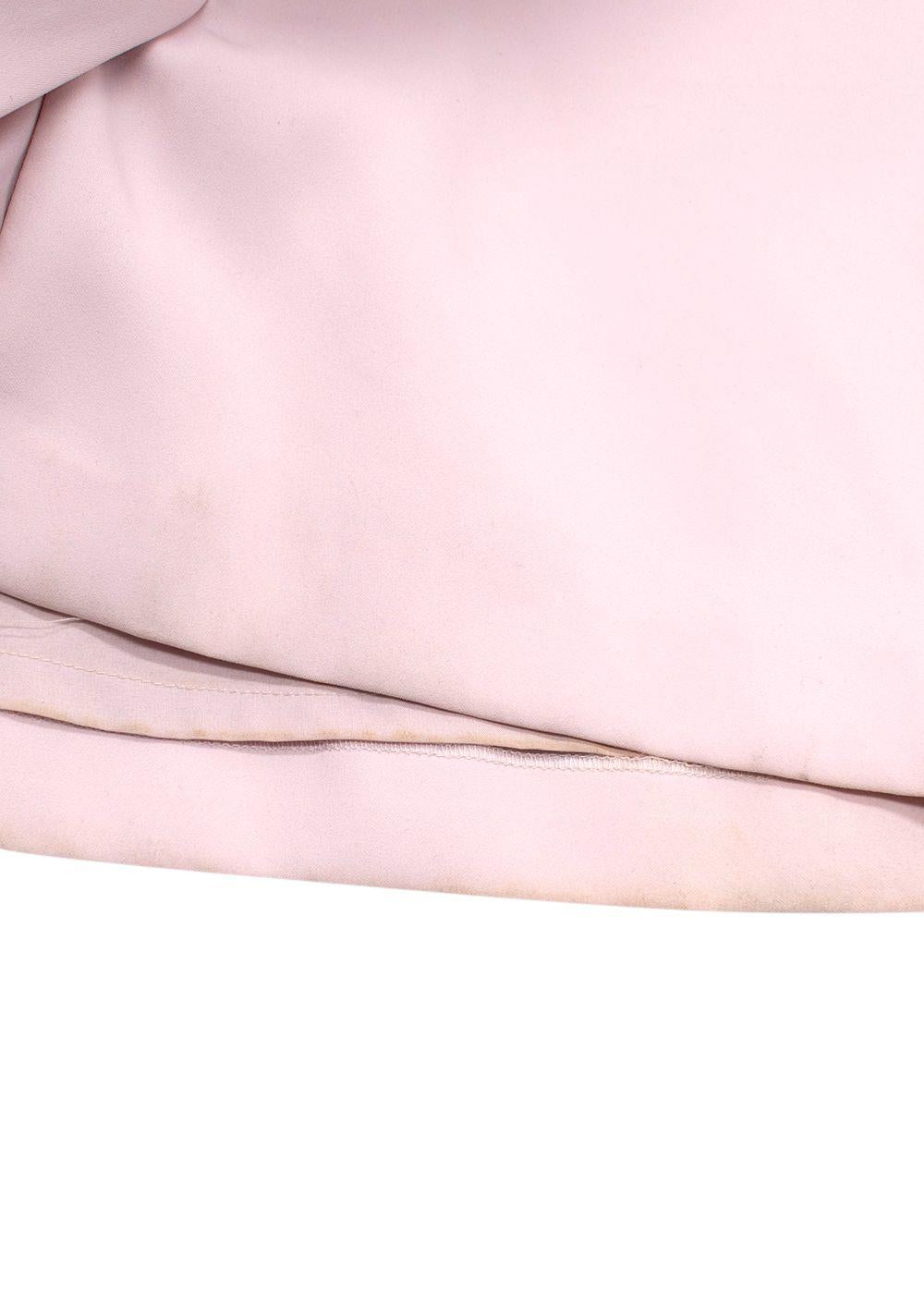 John Charles Pink Midi Dress with Lace Detail