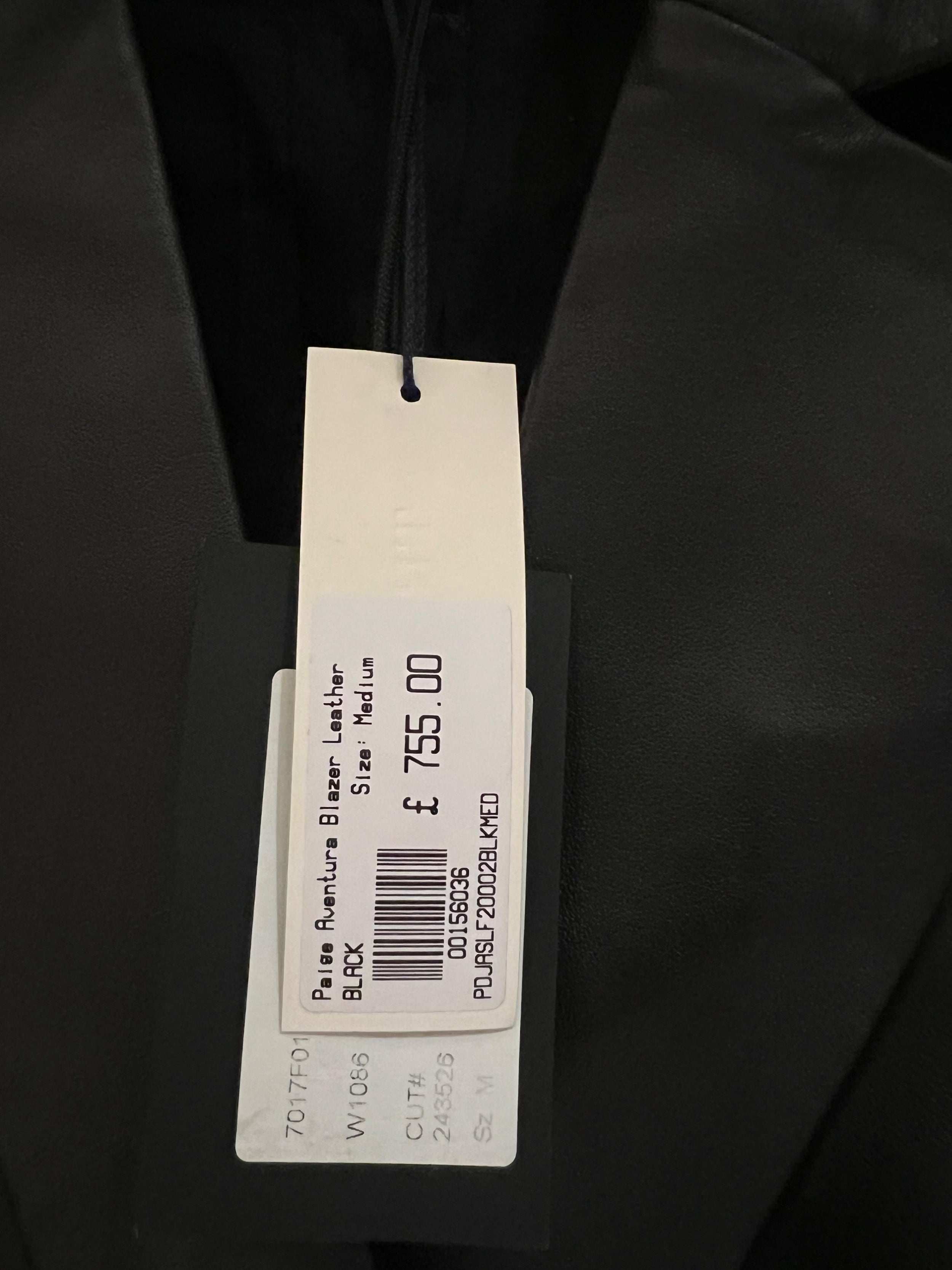 Aventura Double-breasted Leather Blazer
