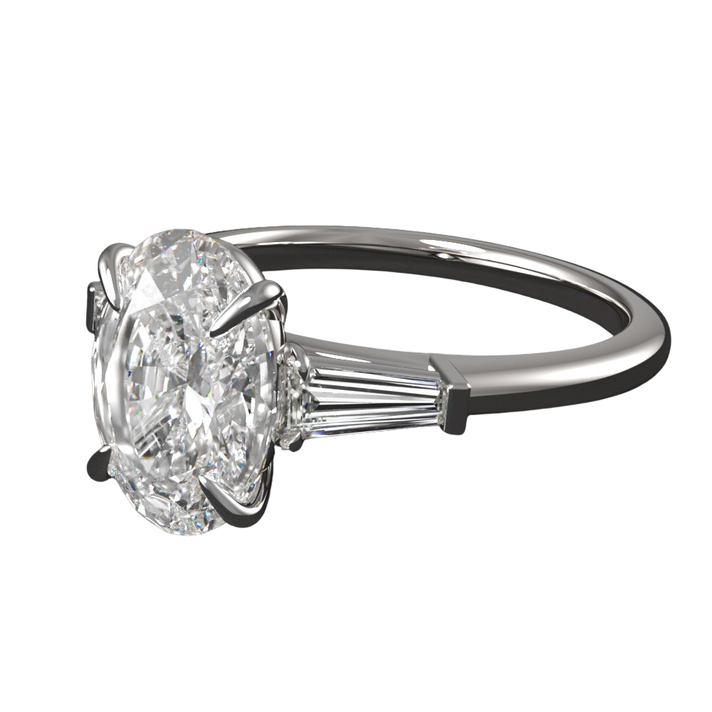 Lab Grown 2CT Oval Cut Diamond