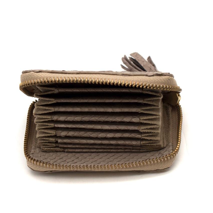 Massey Grey Python Purse
