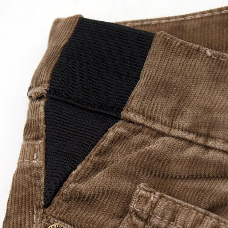 Current Elliott Brown Corduroy Leopard Print Jeans