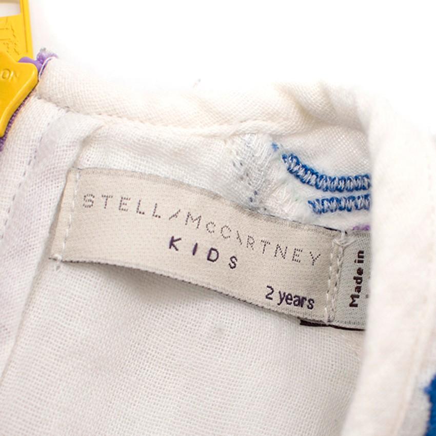 Stella McCartney Kids 2Y Multi Color Embroidered Top