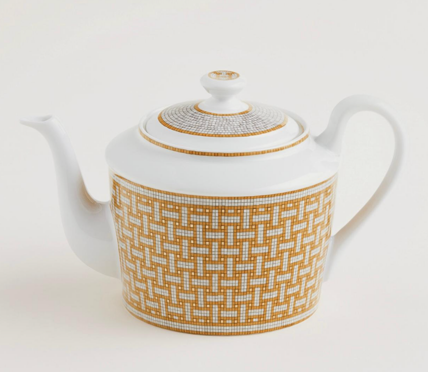Hermes Mosaique Au 24 Gold Teapot